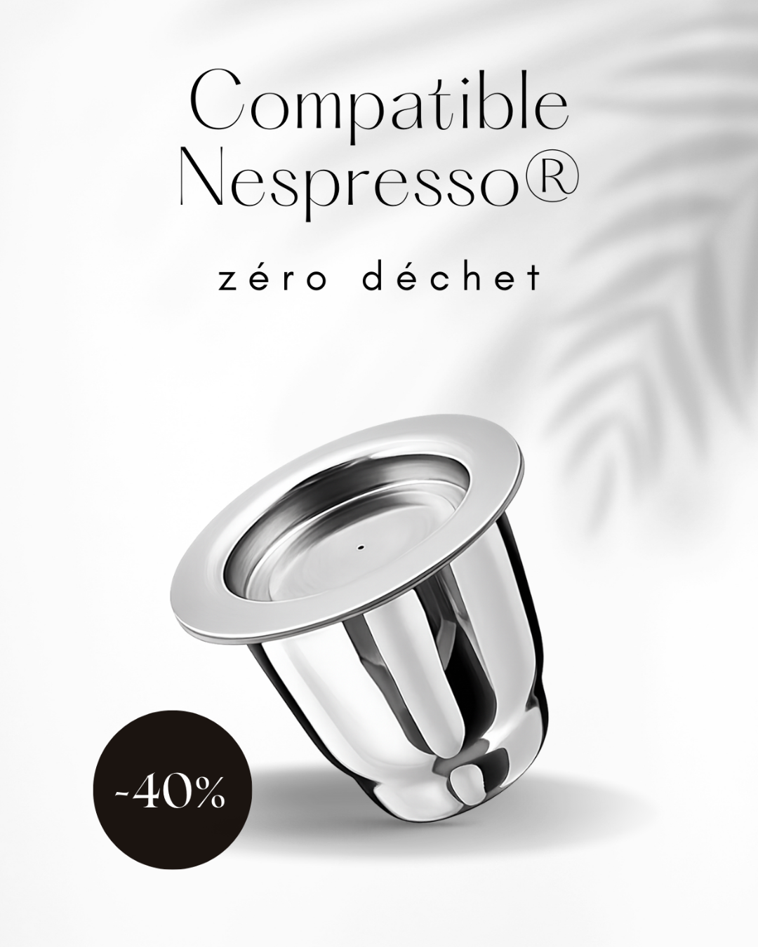 Capsule Inox Rechargeable pour Machine Nespresso®