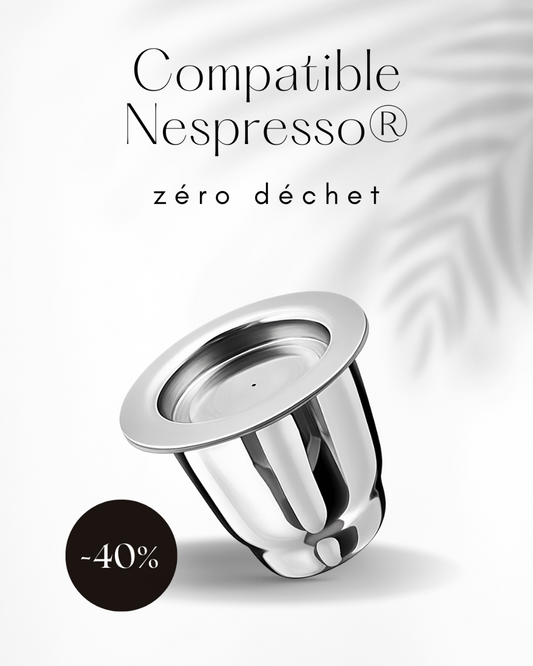 Capsule Inox Rechargeable pour Machine Nespresso®