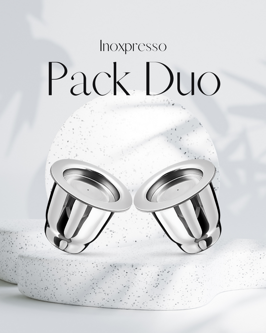 Pack Duo – 2 Capsules Inoxpresso Réutilisables en Acier Inoxydable